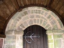 Norman doorway at St Giles' Church, Hawkridge © Exmoor National Park Authority Norman doorway at St Giles' Church, Hawkridge © Exmoor National Park Authority
