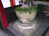 Font, St Giles' Church, Hawkridge © Exmoor National Park Authority Font, St Giles' Church, Hawkridge © Exmoor National Park Authority