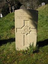 CWGC gravestone for Sergeant WC Hayes © Exmoor National Park Authority CWGC gravestone for Sergeant WC Hayes © Exmoor National Park Authority