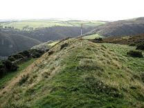 Cleared section of rampart of Wind Hill from the north, 2009 © Exmoor National Park Authority Cleared section of rampart of Wind Hill from the north, 2009 © Exmoor National Park Authority