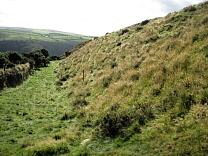Ditch and rampart south of entrance of Wind Hill from the north, 2009 © Exmoor National Park Authority Ditch and rampart south of entrance of Wind Hill from the north, 2009 © Exmoor National Park Authority