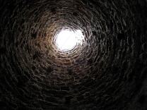 Interior vertical of dovecote, 2009 © Exmoor National Park Authority Interior vertical of dovecote, 2009 © Exmoor National Park Authority
