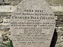 Gravestone to Charles Palk Collyns, All Saints Churchyard © Exmoor National Park Authority Gravestone to Charles Palk Collyns, All Saints Churchyard © Exmoor National Park Authority