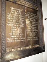 World War One memorial, All Saints Church © Exmoor National Park Authority World War One memorial, All Saints Church © Exmoor National Park Authority