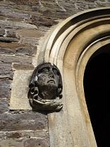 Grotesque in form of medieval head, All Saints Church, Dulverton © Exmoor National Park Authority Grotesque in form of medieval head, All Saints Church, Dulverton © Exmoor National Park Authority