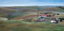 Oil painting of excavations at Porlock Stone Circle in 2013. © Clare Maryan Green 2013 Oil painting of excavations at Porlock Stone Circle in 2013. © Clare Maryan Green 2013