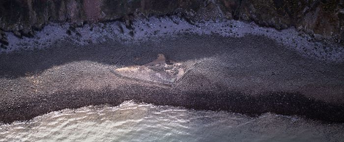(Image of coastal fish weir, 1999; © Crown copyright.HE)